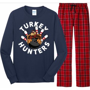 Funny Bowling Shirts For Turkey Hunters Long Sleeve Pajama Set