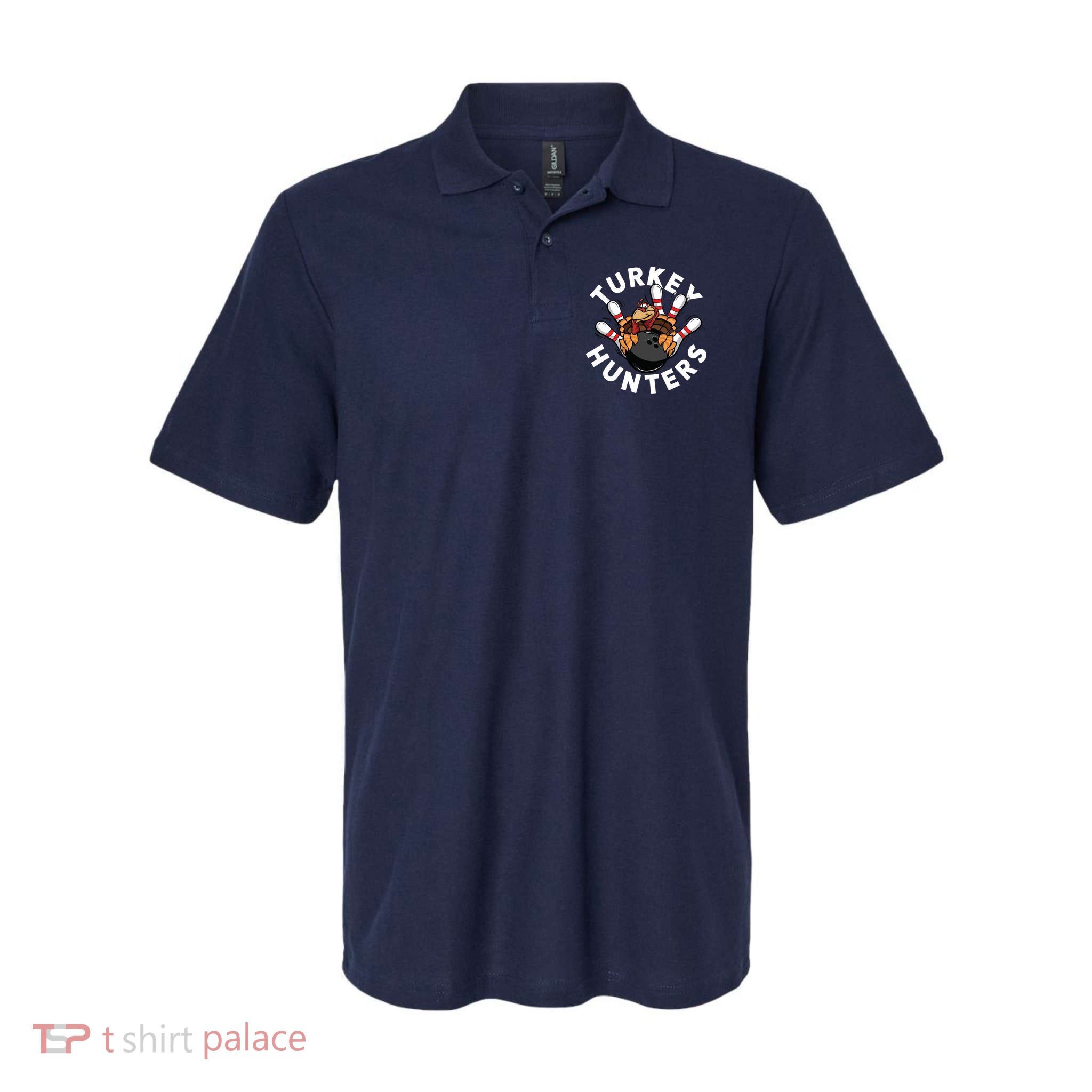 Funny Bowling Shirts For Turkey Hunters Polo