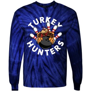 Funny Bowling Shirts For Turkey Hunters Tie-Dye Long Sleeve Shirt