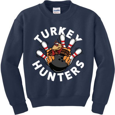 Funny Bowling Shirts For Turkey Hunters Kids Sweatshirt