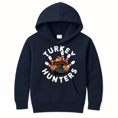 Funny Bowling Shirts For Turkey Hunters Kids Hoodie