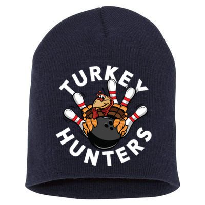 Funny Bowling Shirts For Turkey Hunters Short Acrylic Beanie