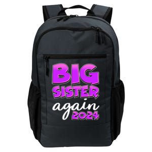 Funny Big Sister Again 2024 New Baby Sibling Daily Commute Backpack