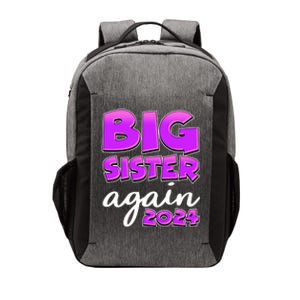 Funny Big Sister Again 2024 New Baby Sibling Vector Backpack