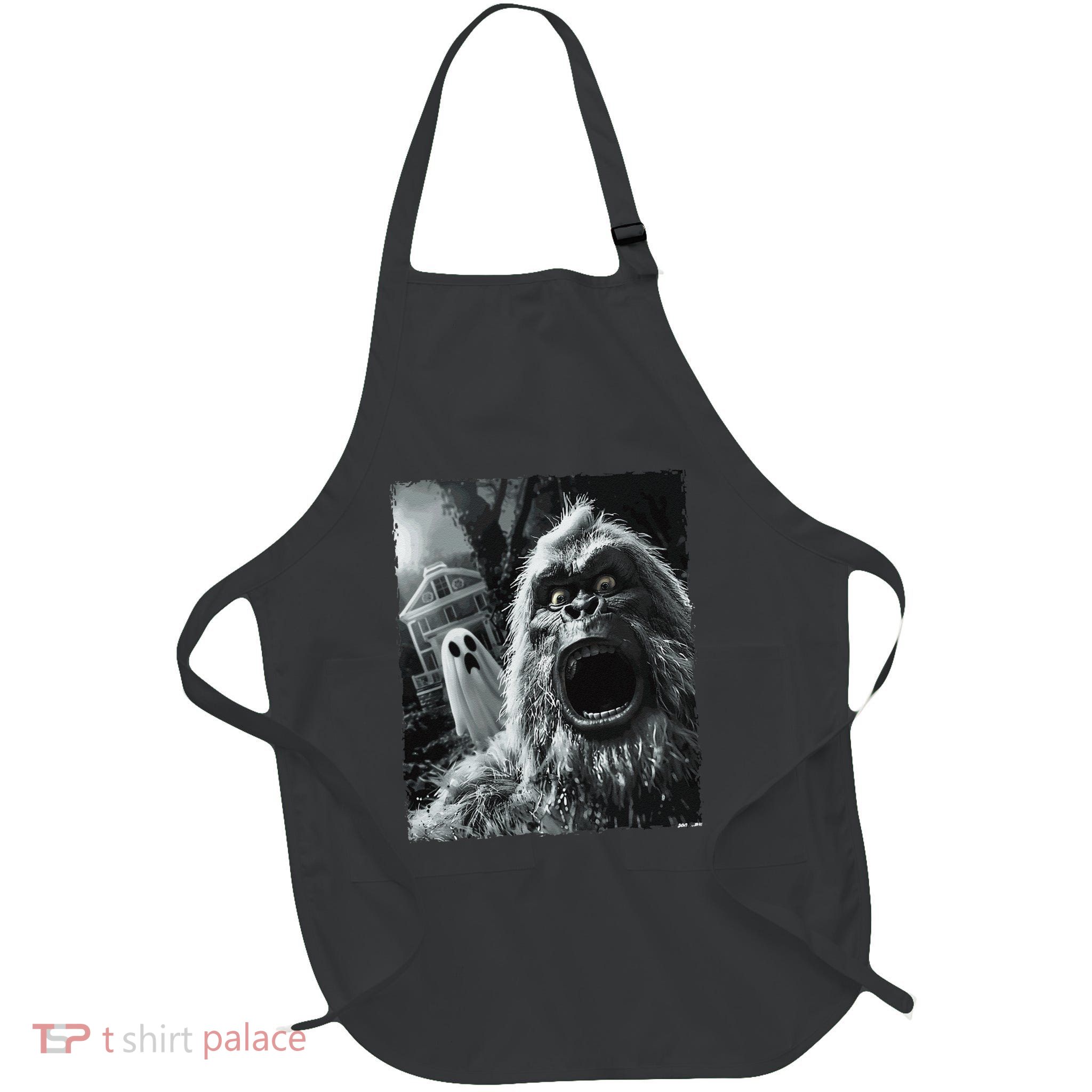 Funny Bigfoot Sasquatch Halloween Gift Apron