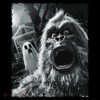 Funny Bigfoot Sasquatch Halloween Gift Flatbill Hat