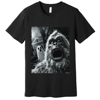 Funny Bigfoot Sasquatch Halloween Gift Premium T-Shirt