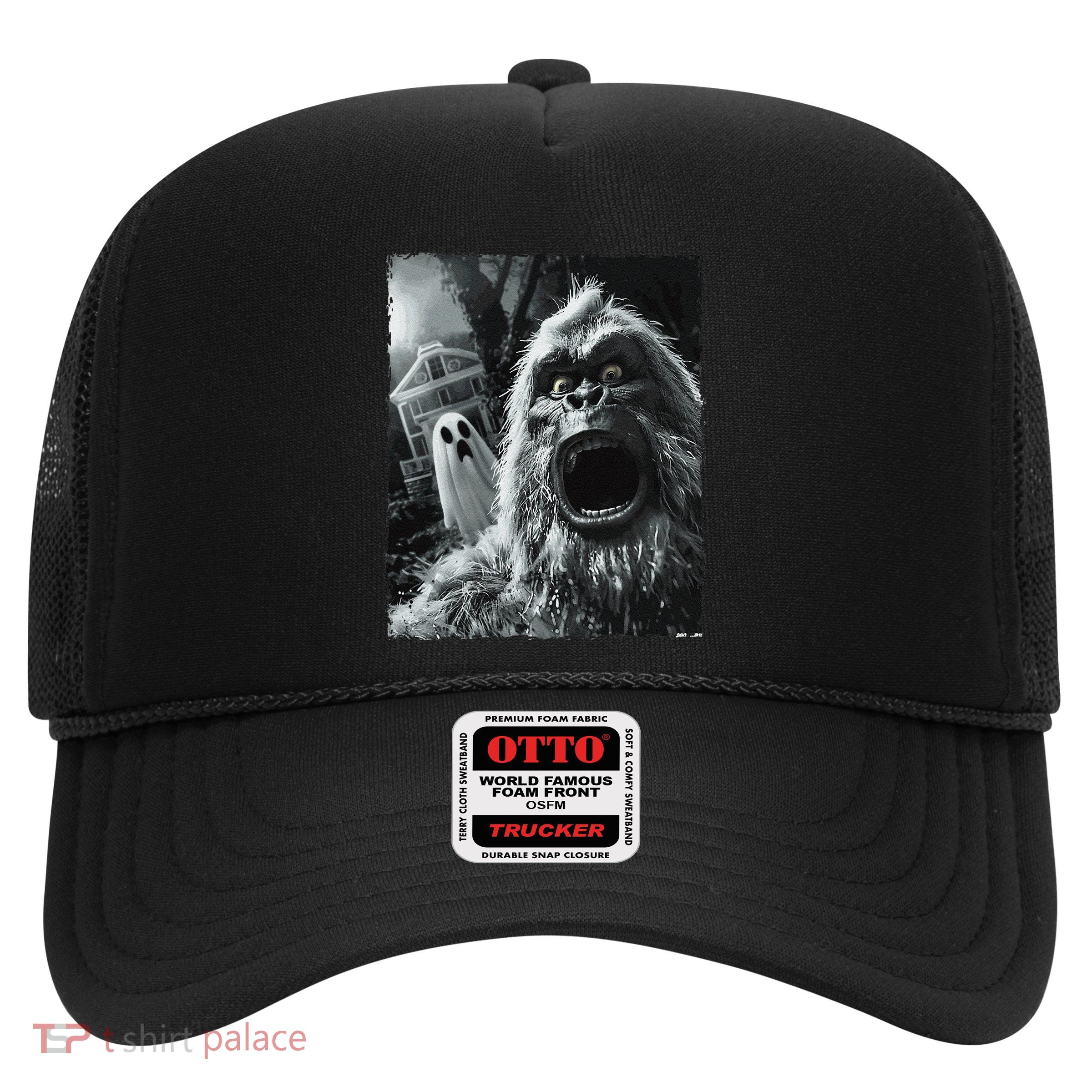 Funny Bigfoot Sasquatch Halloween Gift Trucker Hat