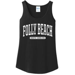 Folly Beach South Carolina Folly Beach Ladies Essential Tank