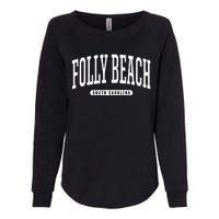 Folly Beach South Carolina Folly Beach Womens California Wash Sweatshirt