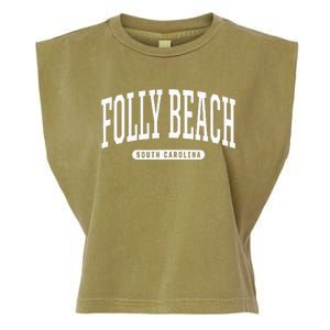 Folly Beach South Carolina Folly Beach Garment-Dyed Women's Muscle Tee