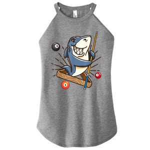 Funny Billiards Shark Hustler Pool Girl Snooker Gifts Women’s Perfect Tri Rocker Tank