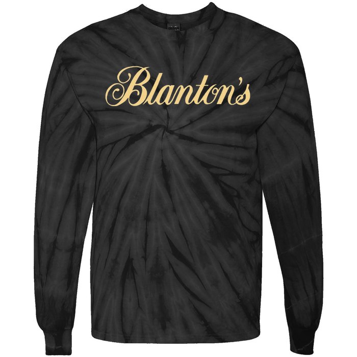 Funny Blantons Small Batch Kentucky Bourbon Whiskey Tie-Dye Long Sleeve Shirt