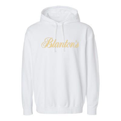 Funny Blantons Small Batch Kentucky Bourbon Whiskey Garment-Dyed Fleece Hoodie