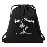 Folly Beach South Carolina Summer Sc Tropical Charleston Gift Drawstring Bag