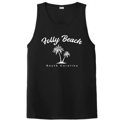 Folly Beach South Carolina Summer Sc Tropical Charleston Gift PosiCharge Competitor Tank