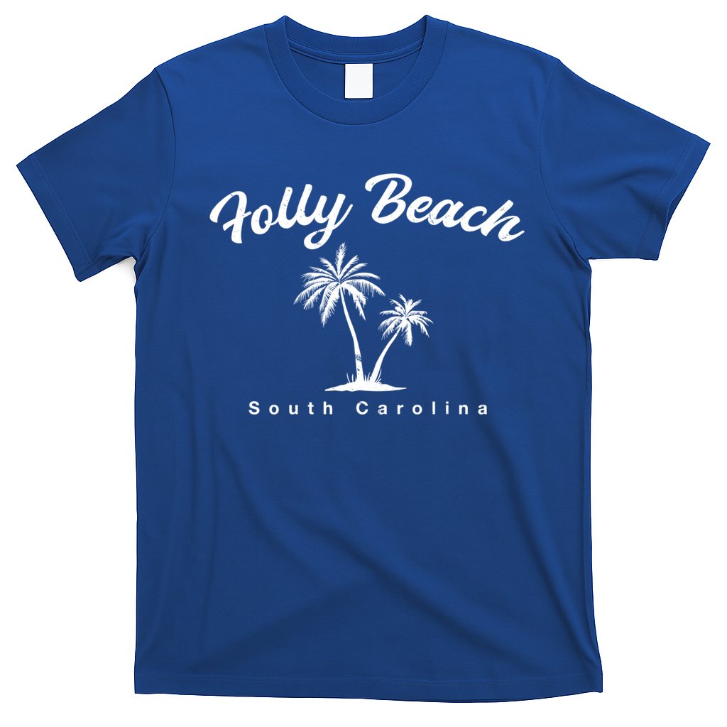 Folly Beach South Carolina Summer Sc Tropical Charleston Gift T-Shirt