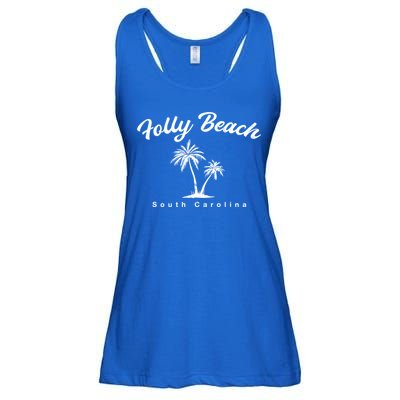 Folly Beach South Carolina Summer Sc Tropical Charleston Gift Ladies Essential Flowy Tank