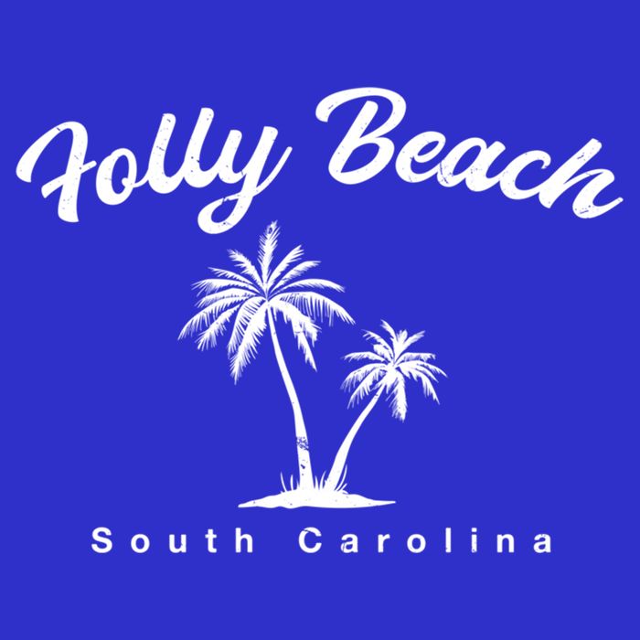 Folly Beach South Carolina Summer Sc Tropical Charleston Gift 16 in Basic Backpack