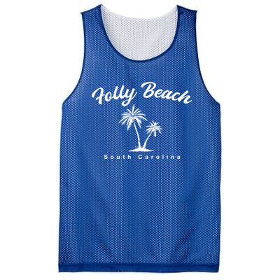 Folly Beach South Carolina Summer Sc Tropical Charleston Gift Mesh Reversible Basketball Jersey Tank