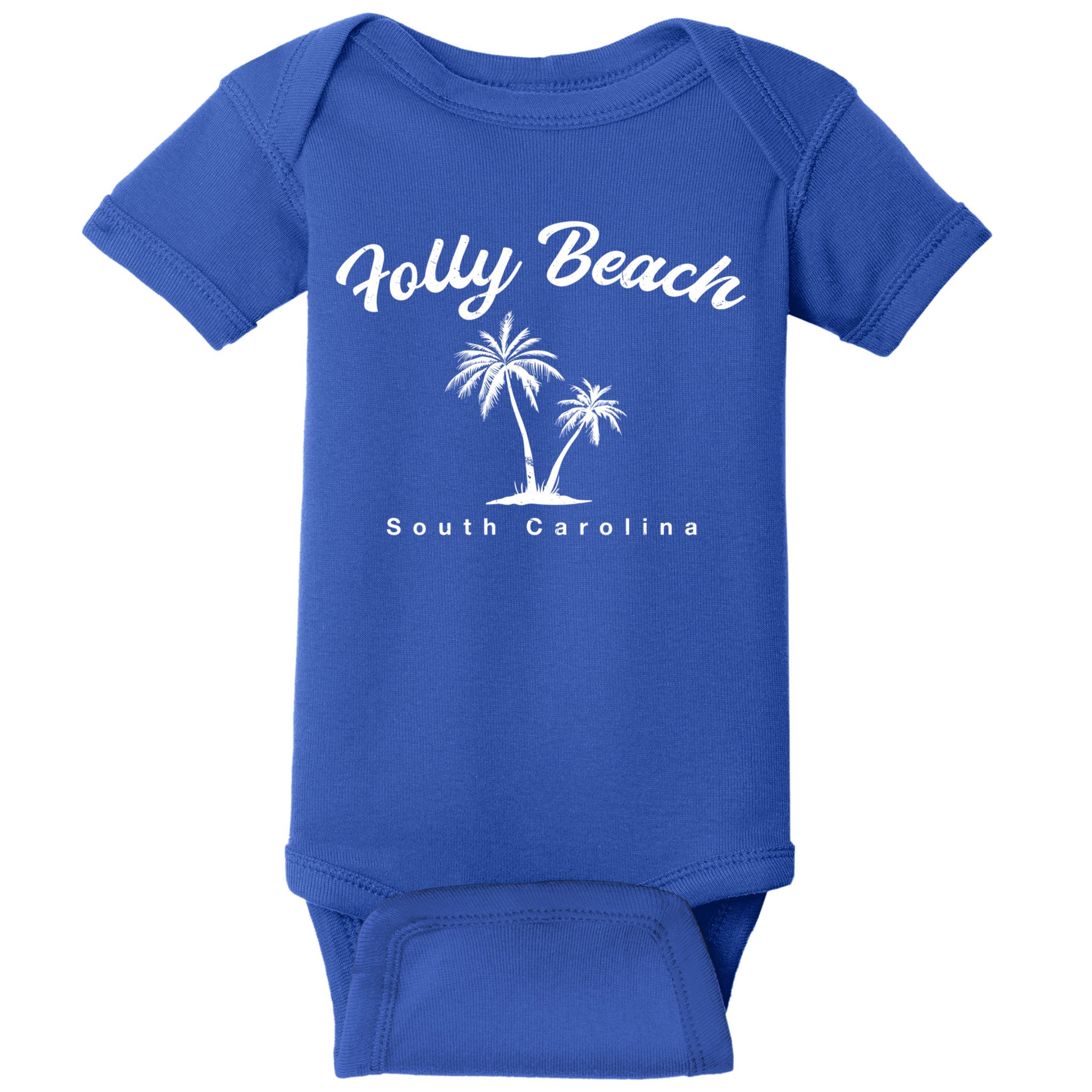 Folly Beach South Carolina Summer Sc Tropical Charleston Gift Baby Bodysuit