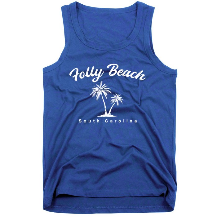 Folly Beach South Carolina Summer Sc Tropical Charleston Gift Tank Top