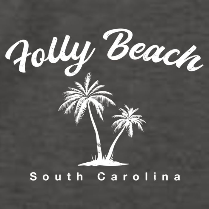 Folly Beach South Carolina Summer Sc Tropical Charleston Gift Vector Backpack