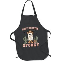 Funny Boot Scootin Spooky Cowboy Ghost Halloween Apron