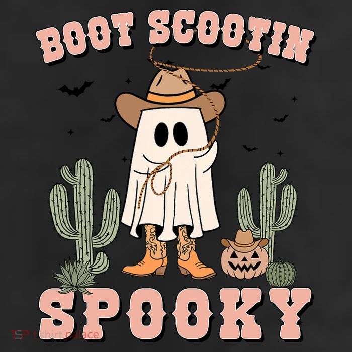 Funny Boot Scootin Spooky Cowboy Ghost Halloween 11oz C Handle Ceramic Mug