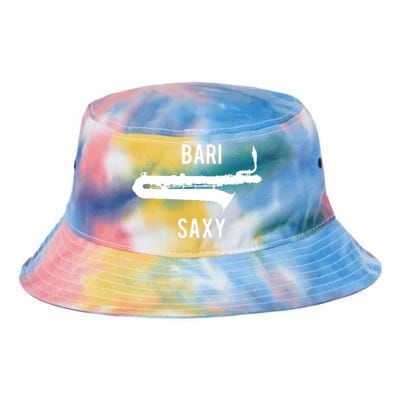 Funny Baritone Saxophone Shirts For Bari Saxophonist Tie Dye Newport Bucket Hat