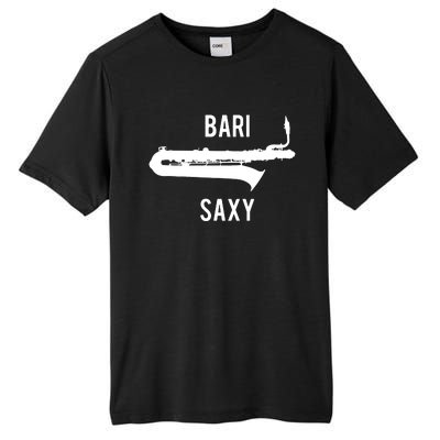 Funny Baritone Saxophone Shirts For Bari Saxophonist Tall Fusion ChromaSoft Performance T-Shirt