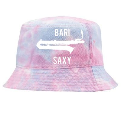 Funny Baritone Saxophone Shirts For Bari Saxophonist Tie-Dyed Bucket Hat