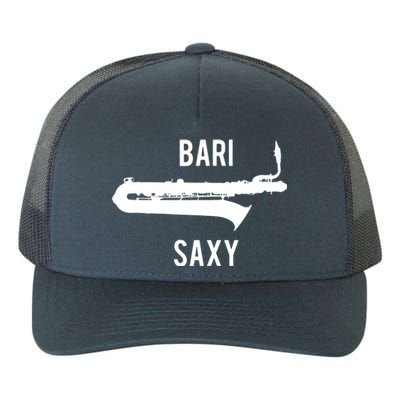 Funny Baritone Saxophone Shirts For Bari Saxophonist Yupoong Adult 5-Panel Trucker Hat