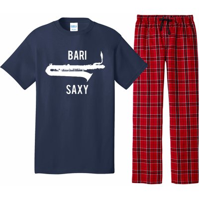 Funny Baritone Saxophone Shirts For Bari Saxophonist Pajama Set