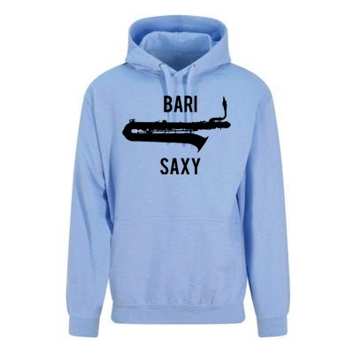 Funny Baritone Saxophone Shirts For Bari Saxophonist Unisex Surf Hoodie