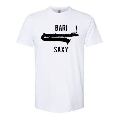 Funny Baritone Saxophone Shirts For Bari Saxophonist Softstyle CVC T-Shirt