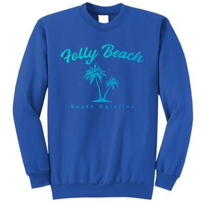 Folly Beach South Carolina Summer Sc Tropical Charleston Gift Sweatshirt