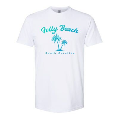 Folly Beach South Carolina Summer Sc Tropical Charleston Gift Softstyle® CVC T-Shirt