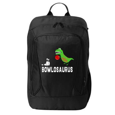 Funny Bowling S Dinosaur Bowler Dino Gift Idea City Backpack