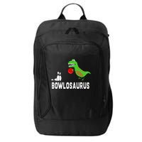 Funny Bowling S Dinosaur Bowler Dino Gift Idea City Backpack