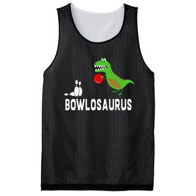 Funny Bowling S Dinosaur Bowler Dino Gift Idea Mesh Reversible Basketball Jersey Tank