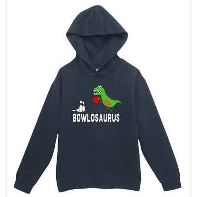 Funny Bowling S Dinosaur Bowler Dino Gift Idea Urban Pullover Hoodie