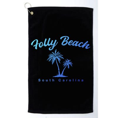 Folly Beach South Carolina Summer Sc Tropical Charleston Gift Golf Towel