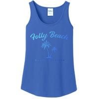 Folly Beach South Carolina Summer Sc Tropical Charleston Gift Ladies Essential Tank