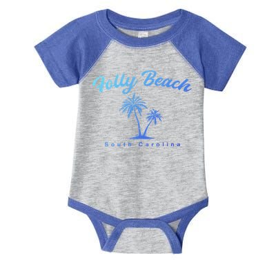 Folly Beach South Carolina Summer Sc Tropical Charleston Gift Infant Baby Jersey Bodysuit