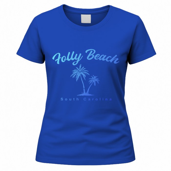 Folly Beach South Carolina Summer Sc Tropical Charleston Gift Women's T-Shirt