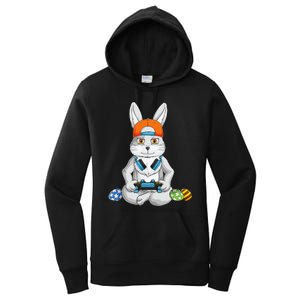 funnt Bunny Spring Easter Egg Hunt Easter Women's Pullover Hoodie