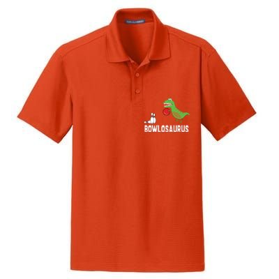 Funny Bowling Shirts Dinosaur Bowler Dino Gift Idea Dry Zone Grid Polo