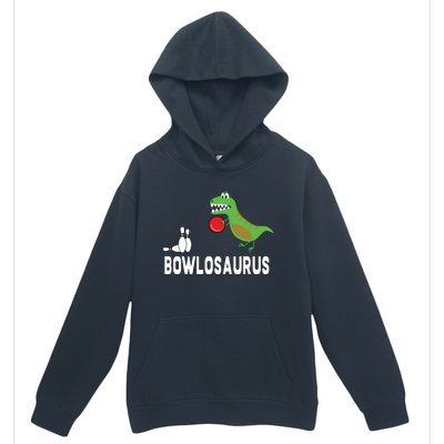 Funny Bowling Shirts Dinosaur Bowler Dino Gift Idea Urban Pullover Hoodie