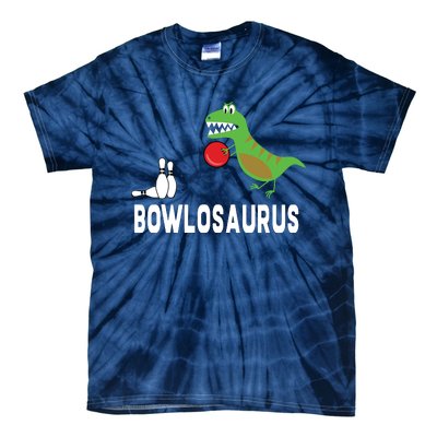 Funny Bowling Shirts Dinosaur Bowler Dino Gift Idea Tie-Dye T-Shirt